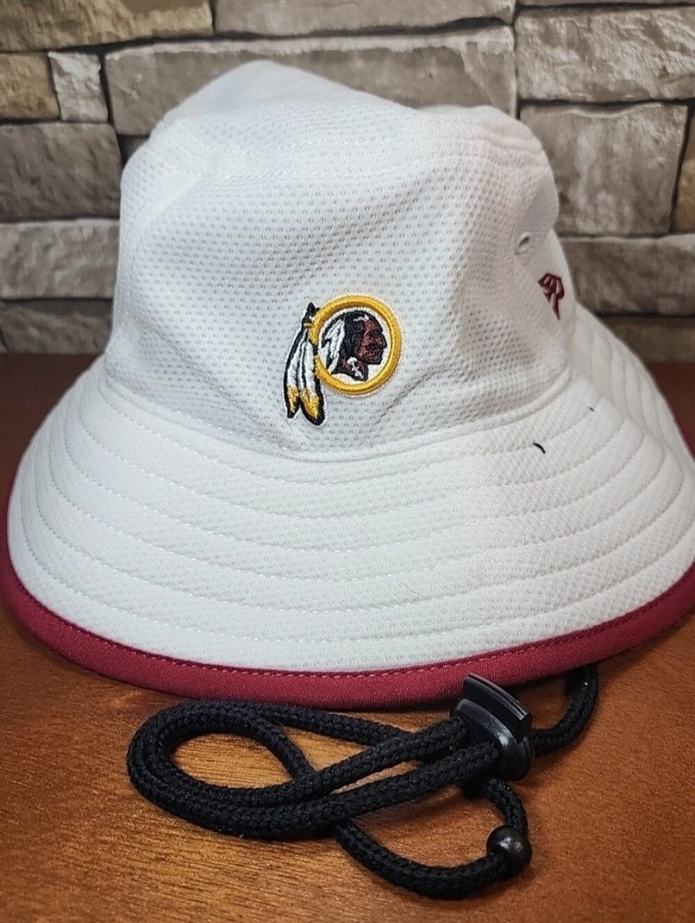 Washington Redskins -Original Logo- Official Bucket Hat White NFL Football